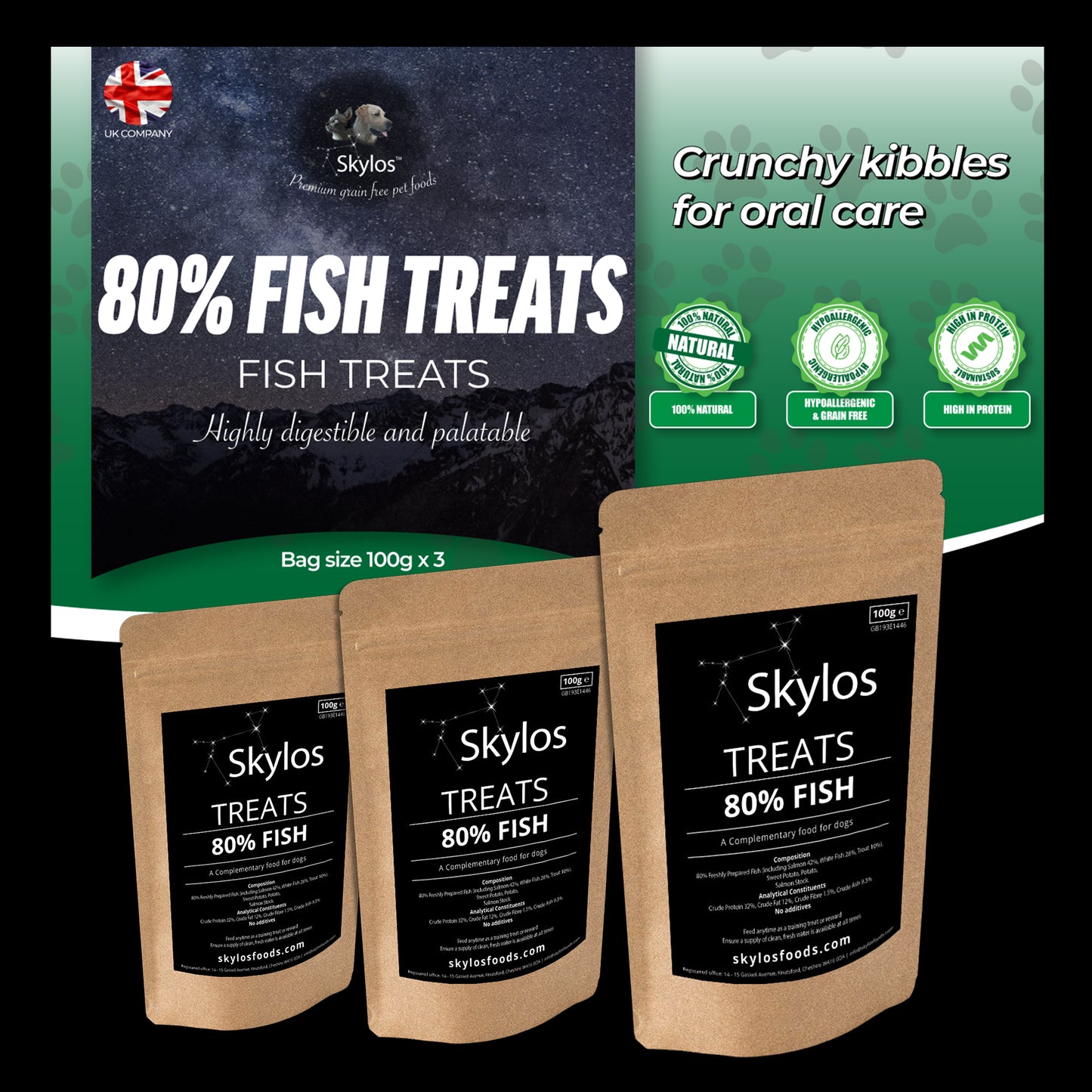 80% Fish Treats