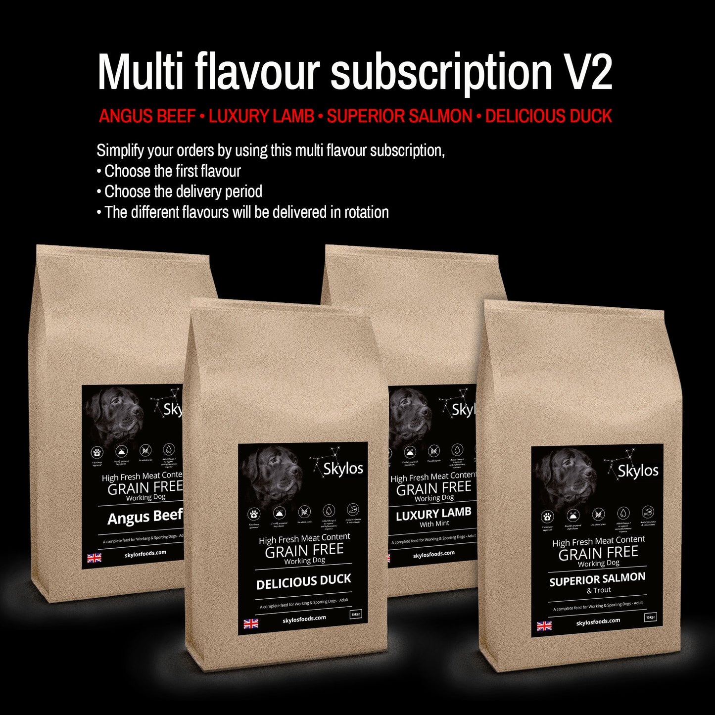Multi Flavour Subscription V2 - 15kg bags