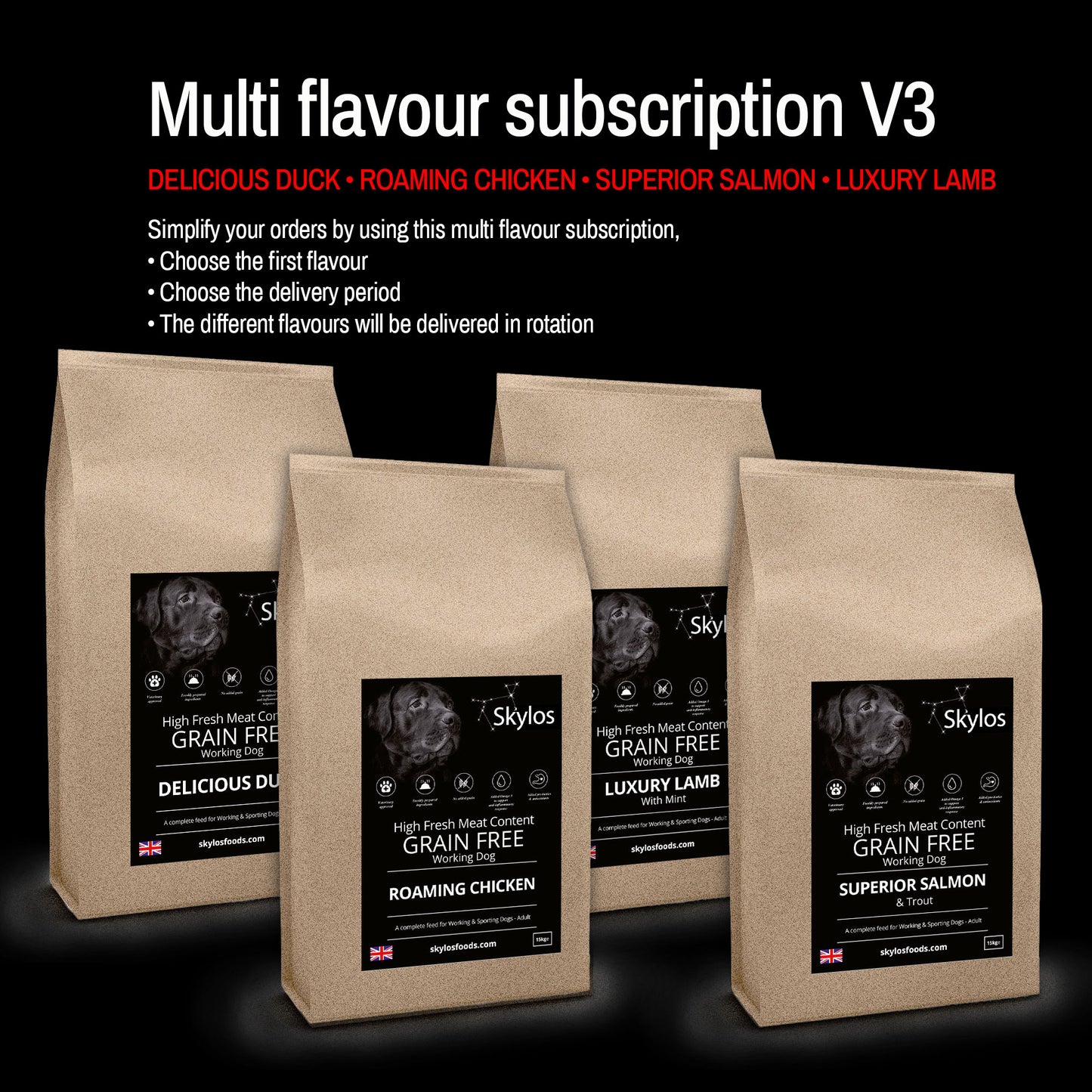 Multi Flavour Subscription V3 - 15kg bags