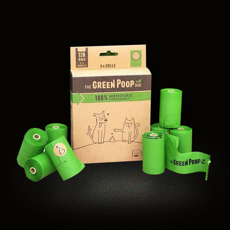 Green Poop Bags – New Skylos Foods - Main Image