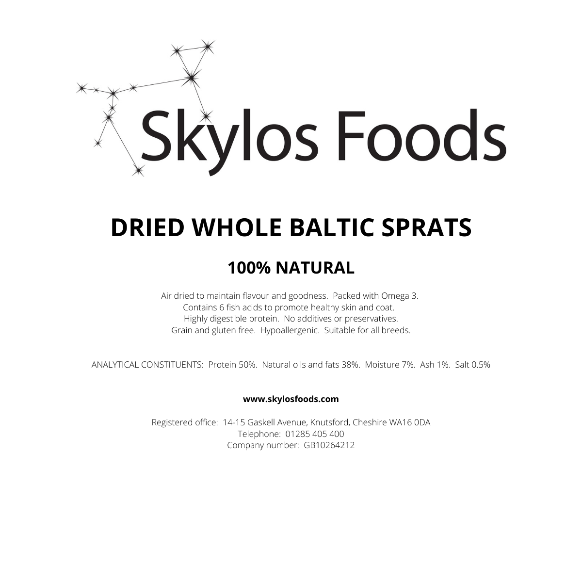 Whole Dried Baltic Sprats