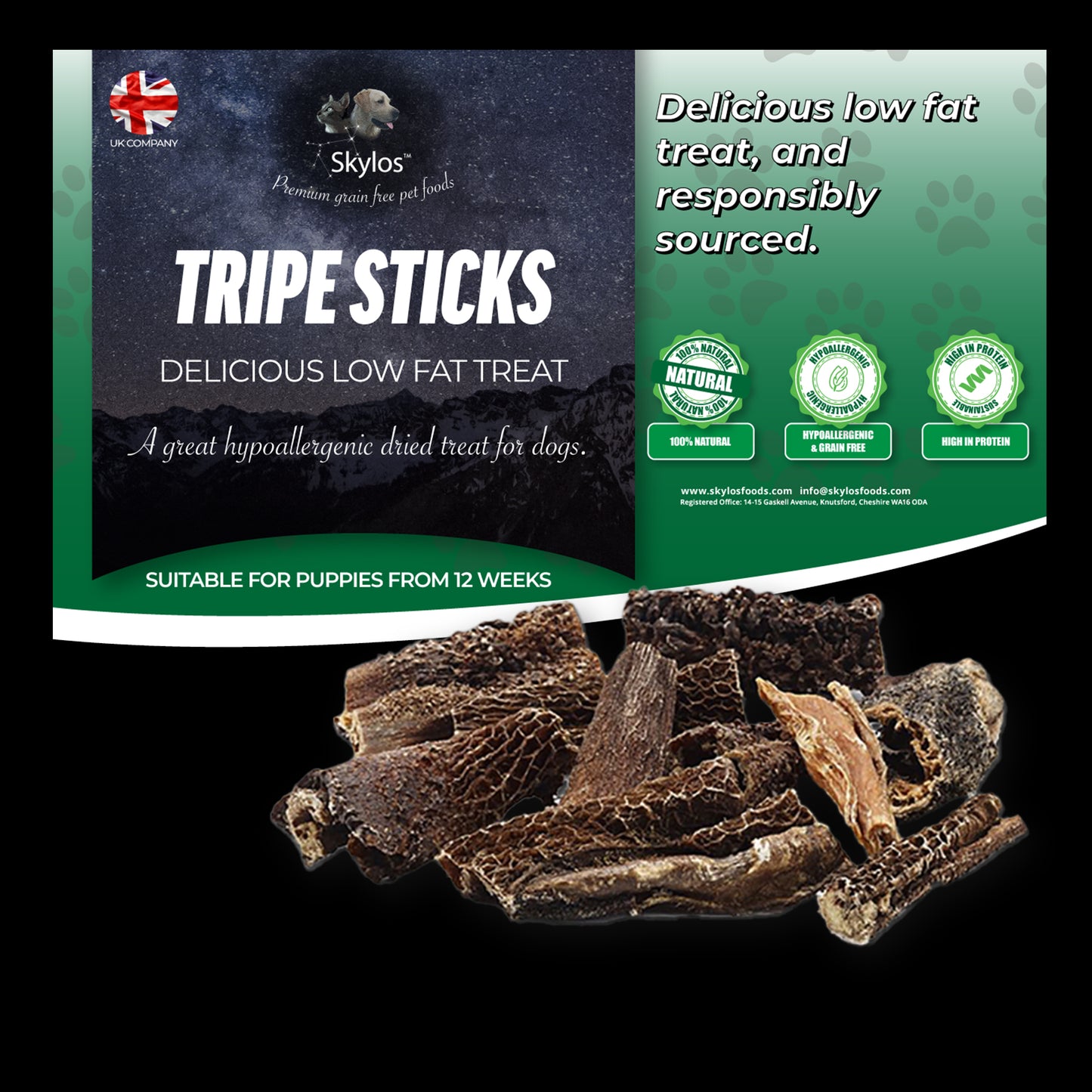 Tripe Sticks - 1kg