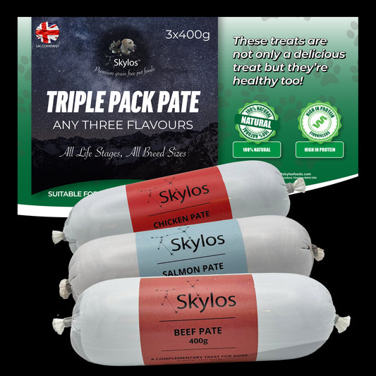 Skylos Pate in 8 Flavours and 2 Sizes